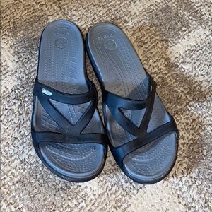 Women’s Crocs sandals, size 8